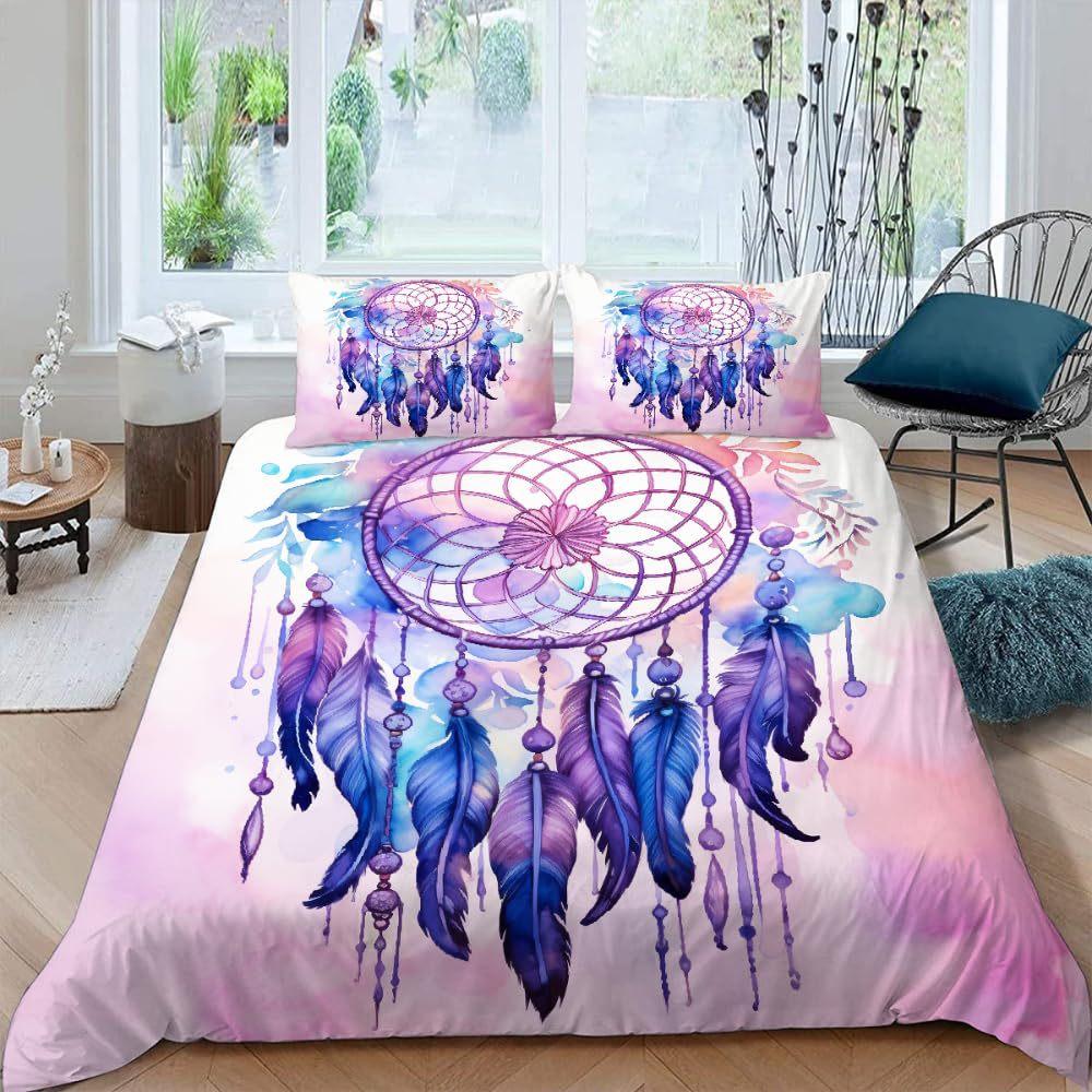 Bohemian print dream catcher bedding duvet cover independent station