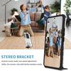 For Samsung Galaxy A36 5G Case Camera Slider PC+TPU Phone Cover with Kickstand