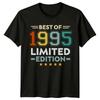 Best Of 1995 Unisexs T Shirt 31st Birthday Gift Vintage Limited Edition