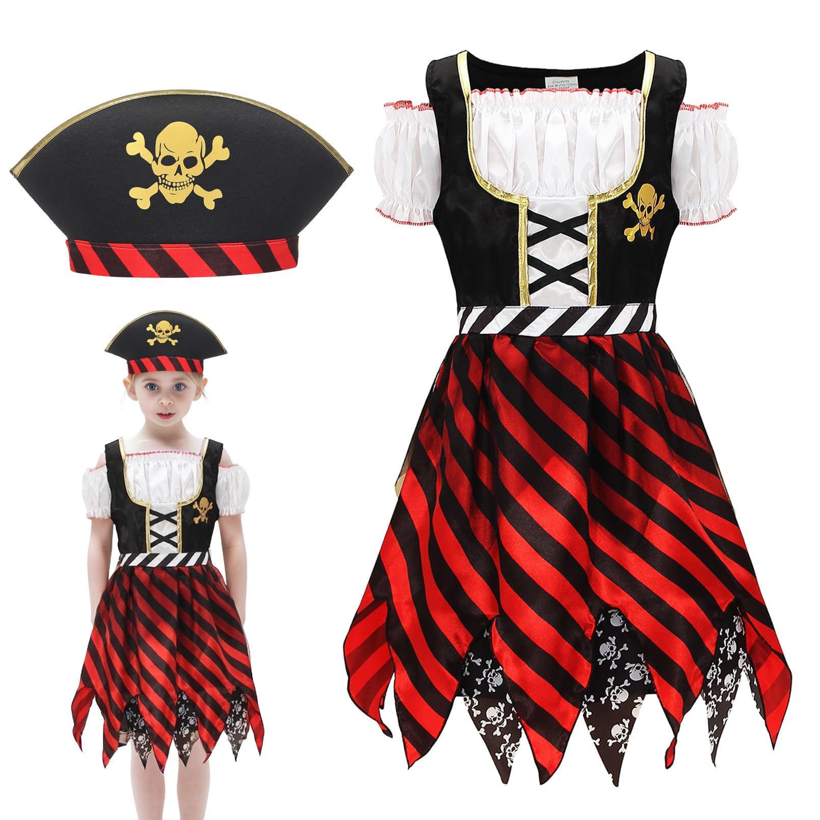 

Костюм пирата для косплея на Хэллоуин Детское выступление Школьный культурный фестиваль [Cloudkids] Дети, Костюмы, Дети, Девочки, Платья, Костюмы, Вечеринка,