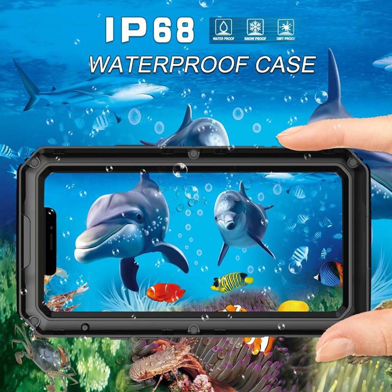 360 Volledig Beschermende Waterdichte Hoes voor IPhone 11 12 13 14 15 Pro Max XR XS X SE 2022 8 7 Plus Heavy Duty Armor Schokbestendige Cover
