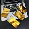 Fine Gold Pattern Printing Soft Phone Case for iPhone 15 16 17 Pro Max 17Air 16E 14 Plus 13 12 Mini Shockproof Cover Back Shell