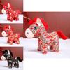 Year Of The Horse Plush Toy With Pp Cotton Fill For Lunar New Year Gift And Collecting