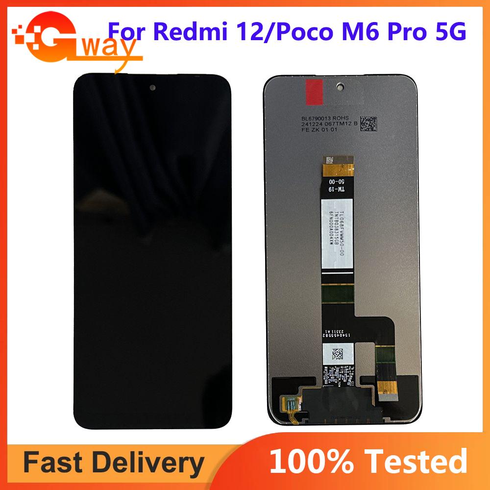 

LCD Screen and Digitizer Full Assembly For Poco M6 Pro 5G