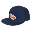 Currywurst Eating Fast Food Foodie Baseball Caps Snapback Baseball Hats Breathable Casual Casquette for Unisexs And Womens