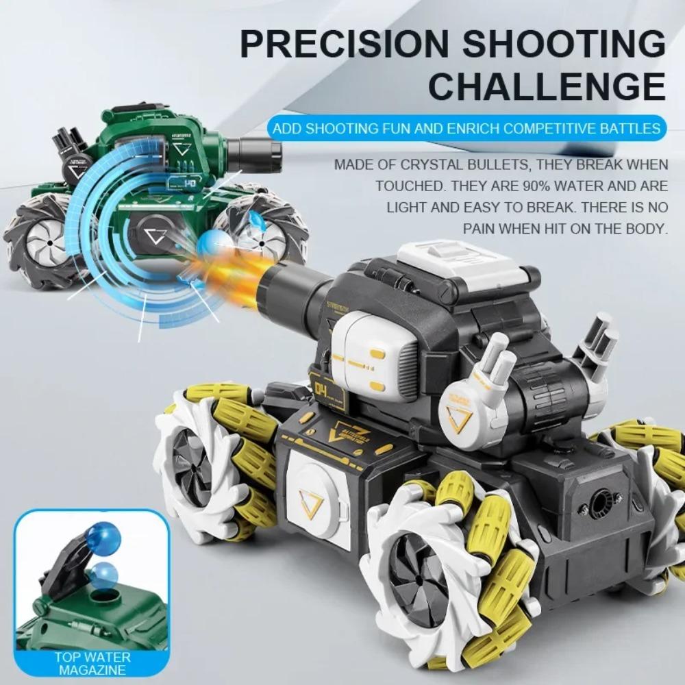 1:32 Gelkugel Panzer Militär Krieg RC Kampfpanzer Schwer Groß Interaktiv Fernbedienung Spielzeugauto Elektronisches Jungenspielzeug