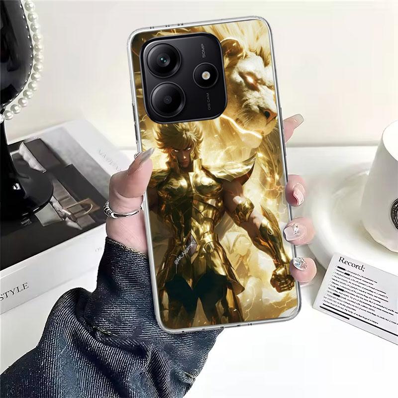 Saint Seiya Cool Soft Phone Case For Xiaomi Redmi Note 15 14 14S 13 12 Pro Plus 12S 11 11S 11E 10 10S 11T 5G Fundas Coque Redmi