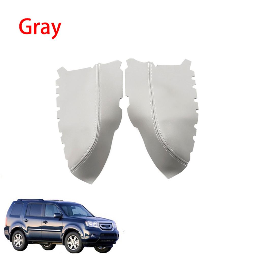Rear Door Panels Micro Fiber Leather Armrest Cover for Honda Pilot 2009-2015