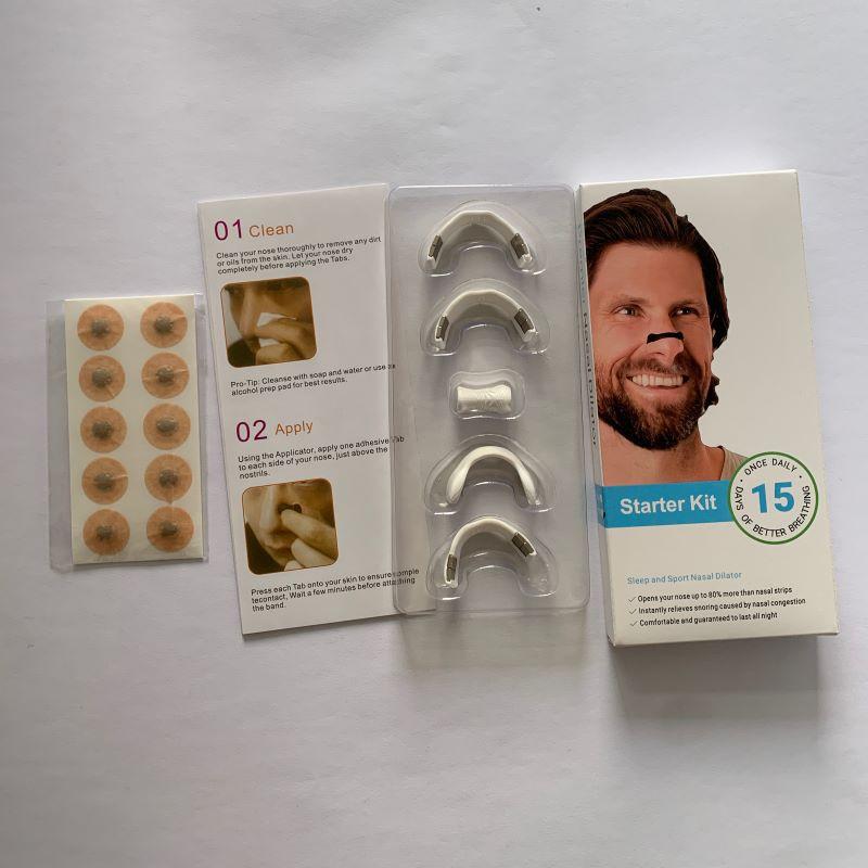 Magnetic nasal breathing dilator snoring device wholesale anti-snoring intake magnetic ventilation nasal patch tool