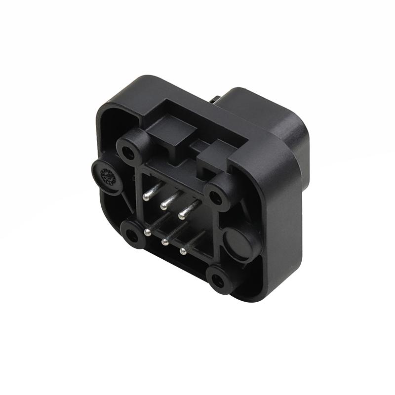 DT15-6PB Dechi type automotive waterproof connector, automotive circuit board PCB straight pin socket connector DT06-6S