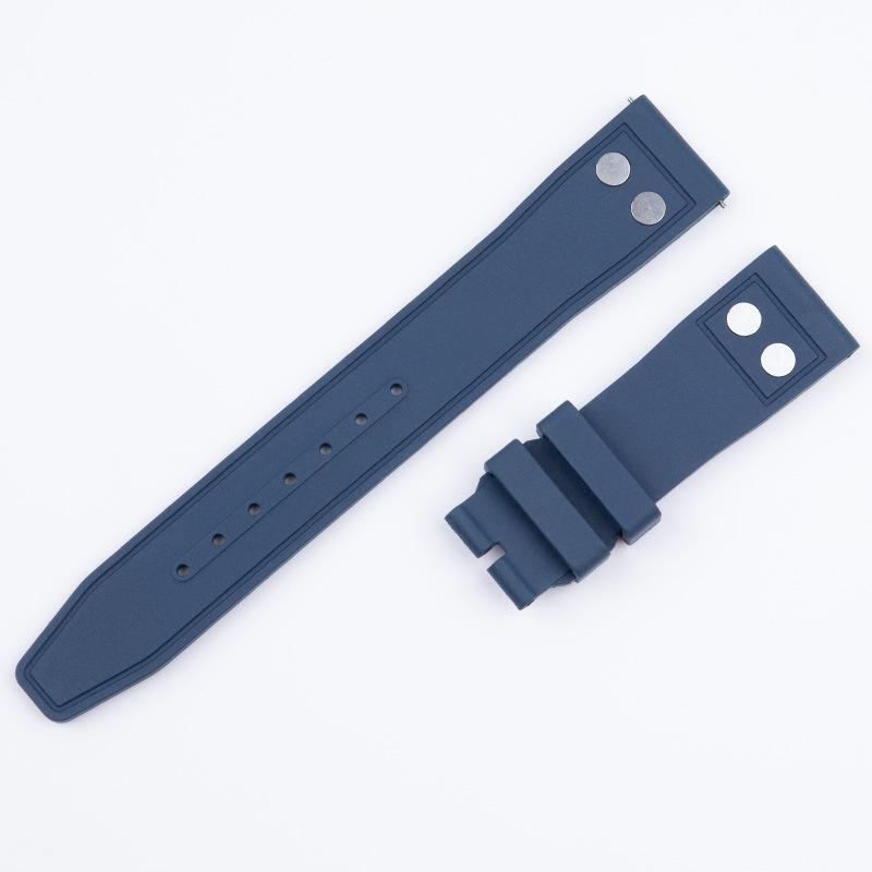 

Premium Grade Fluoro Rubber Watch Strap 20mm 21mm 22mm Fast Release Bracelet Band For Tudor Strap Black Bay Universal Belt 22mm&No buckle