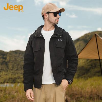Men's Hooded Workwear Jacket
