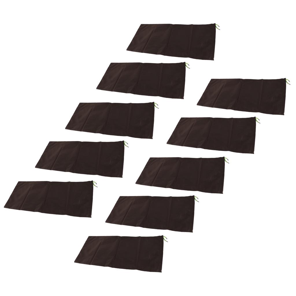 10pcs Flood Sandbags Professional Empty Rain Proof Flood Control Sandbags for House Door Garage Basement