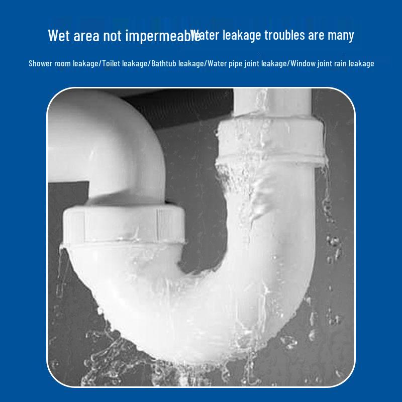 Waterproof Anti-Mold Sealant for Kitchen & Bathroom: High Viscosity Plastic Steel Clay Grout Filler for Sinks and Glass.