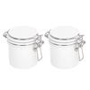 2pcs Eyelash Glue Storage Jar Sealing Buckle Large Capacity Glue Storage Container for Eyelash Extension 200ml