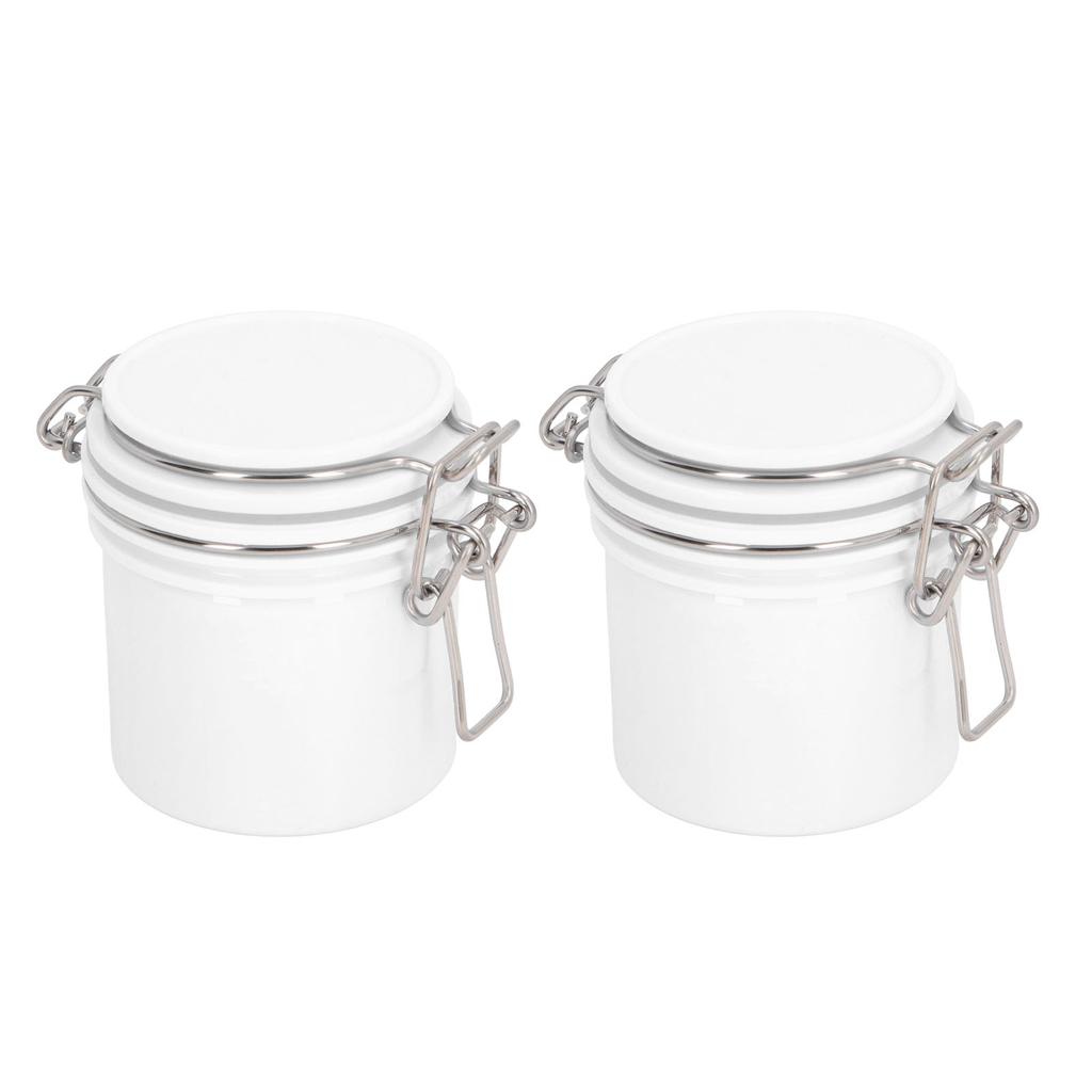 2pcs Eyelash Glue Storage Jar Sealing Buckle Large Capacity Glue Storage Container for Eyelash Extension 200ml