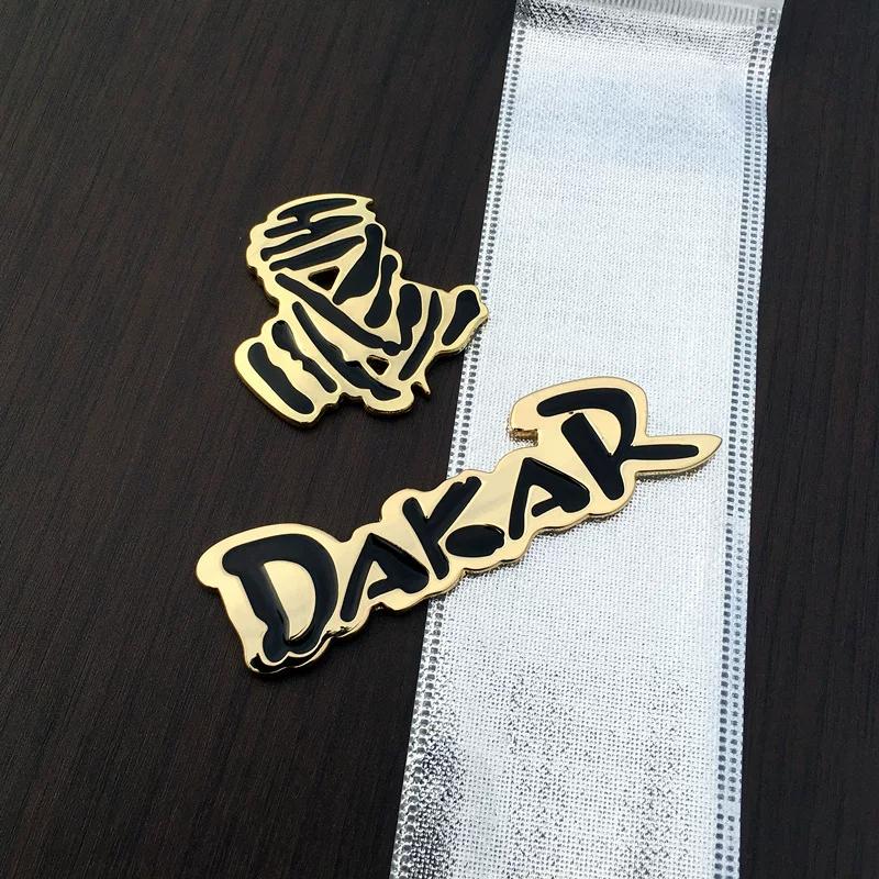 Personalized Dakar Car Sticker Off-road Metal Car Logo Modified Body Sticker Rear Tail Label Decorative Sticker Creative Sticker