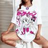 Sailor Moon Anime Print Women Unisex Tshirt Cartoon Short Sleeve Tee Kawaii Summer Oversized Casual Streetwear Cotton