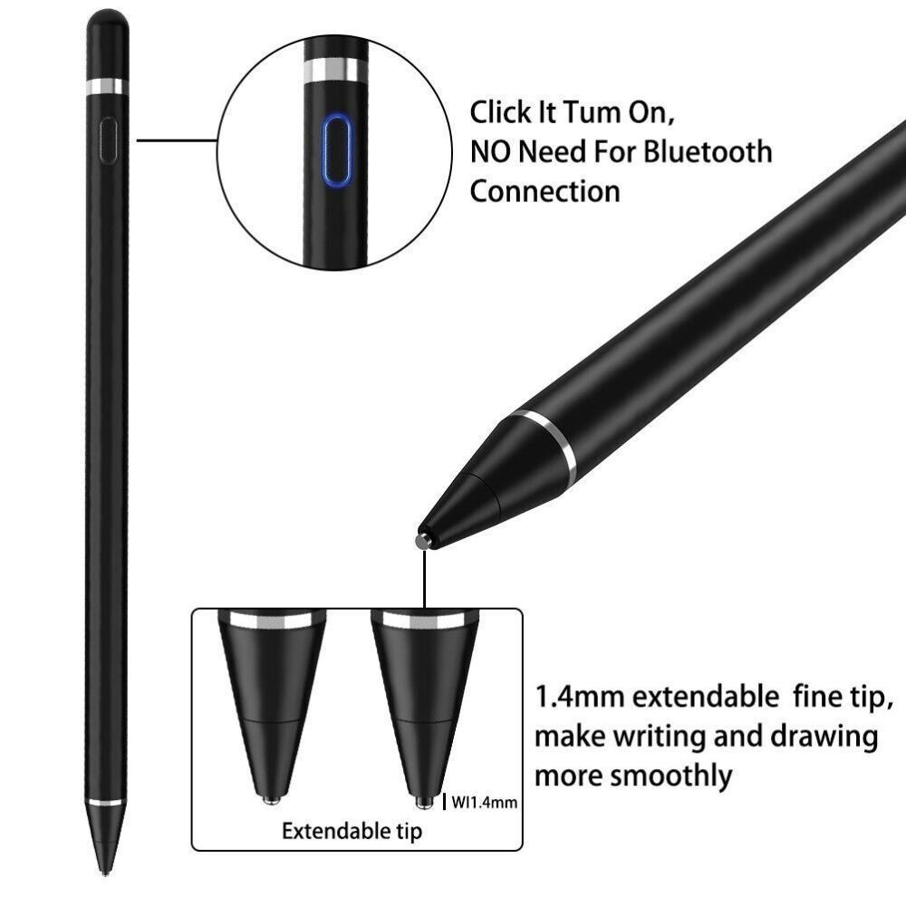 No Bluetooth Tablet Stylus Pen Long Battery Life Touch Screen Pencil  Tablet Screen