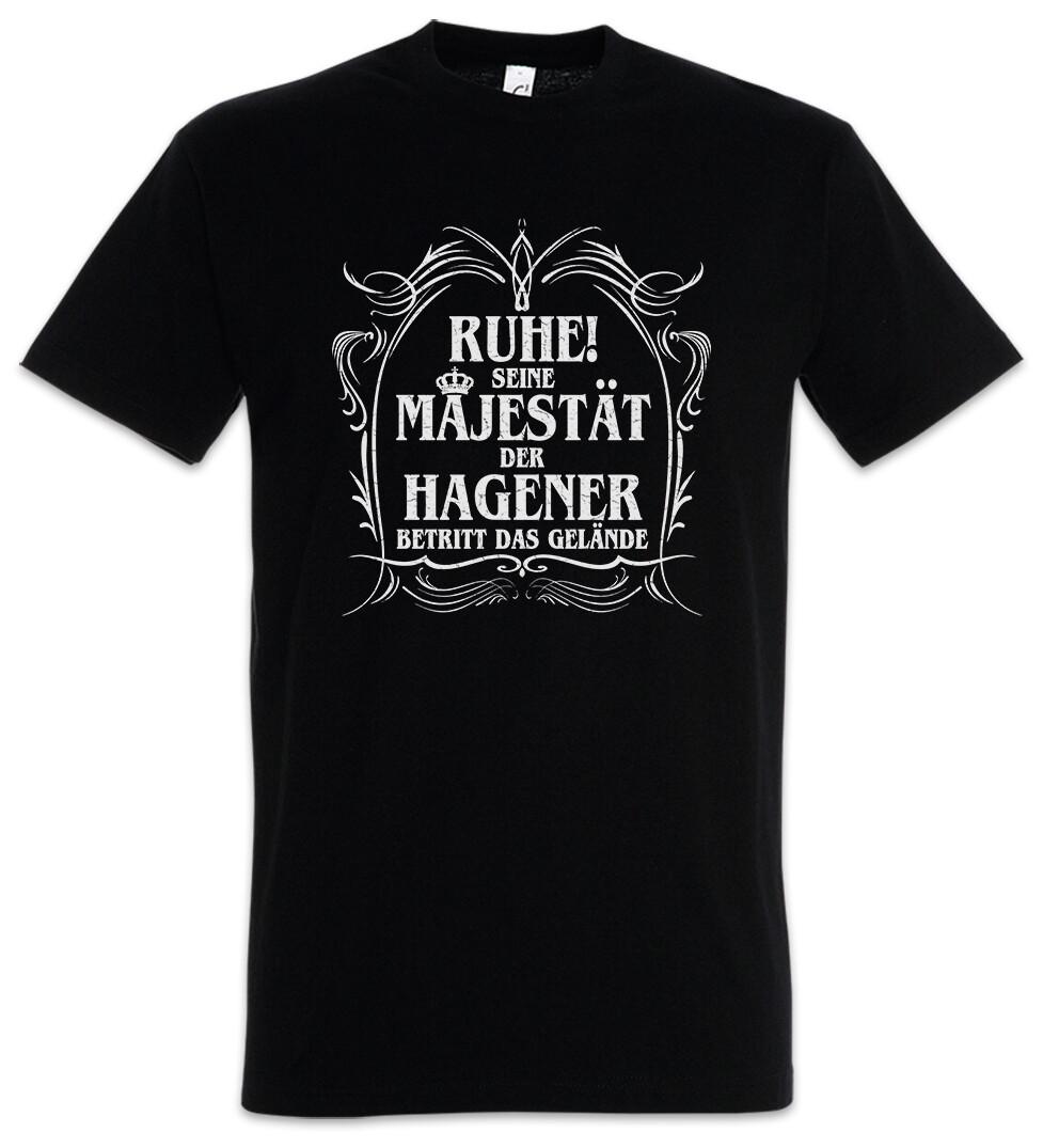 His Majesty the Hagen T-Shirt North Rhine Westphalia NRW city fun fun fun- L