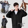 Baleno Men's Waffle Knit Fleece-Lined Hooded Jacket