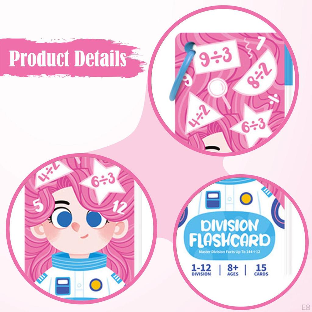 Kids Math Flash Cards Kindergarten Home Reusable Lightweight Flashcards