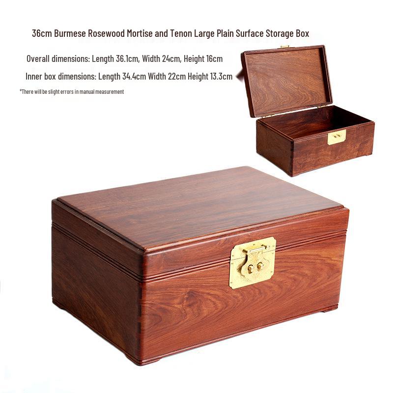 Burmese Rosewood Jewelry Box: Solid Wood Accessory Storage In Various Styles - Chinese Style Wedding Collection