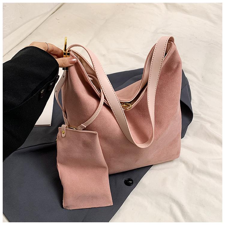 Bag Women's Casual Underarm Bag 2025 New Simple Retro Large Capacity Crossbody Tote Bag Feel Shoulder Bag