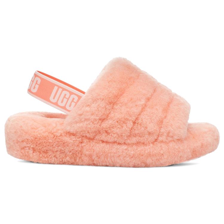 UGG FLUFF YEAH Slide Stylish Sandal Women's Beverly Pink 1095119-BYPN