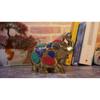 New Maharaja Elephant Gemstone Brass Showpiece - 4 Inches