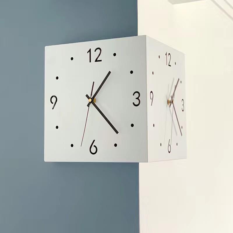 

Modern Dual-Faced Silent Wall Clock for Living Room