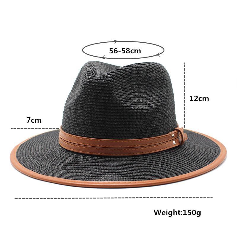 British Top Hat Women'S Small Fragrant Style Casual British Hat Jazz Cowboy Hat Sun Hat Women'S Sun Protection Straw Hat