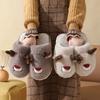 Fashion Cotton Slippers for Women In Winter 2025  New Indoor Home Warm Fur Slippers for Men In Home Use  Winter for Zapatillas De Mujer