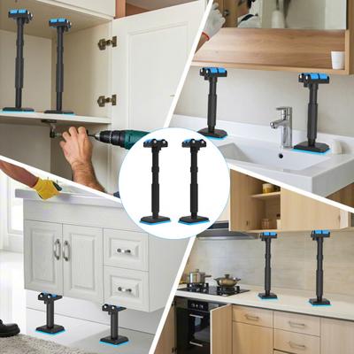 1/2 Pezzi Supporto per Armadio Regolabile in Altezza per Impieghi Gravosi Alta Capacità di Carico Staffa per Armadio Cucina Bagno