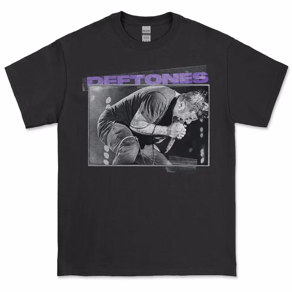 2025 Deftones Bavlna Zpěvák Kapela Tričko Muži Ženy Hip Hop Rockové Tričko Módní Tričko s Krátkým Rukávem Letní Nadměrná Trička Topy