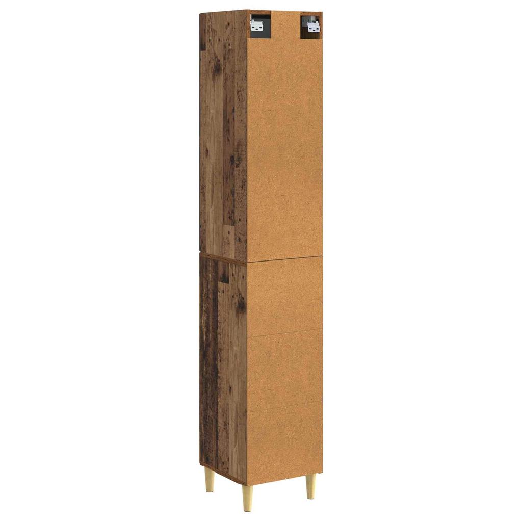 Cabinet Set 2 pcs Engineered Wood