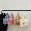 Cozy Women's Furry Tote Bag - Winter 2025 Gentle Plush Large Soft Bag