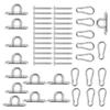 Stainless Steel Swing Buckle Fixed Hook Hammock Hanging Chair Basket Pad Eye Plate Fittings