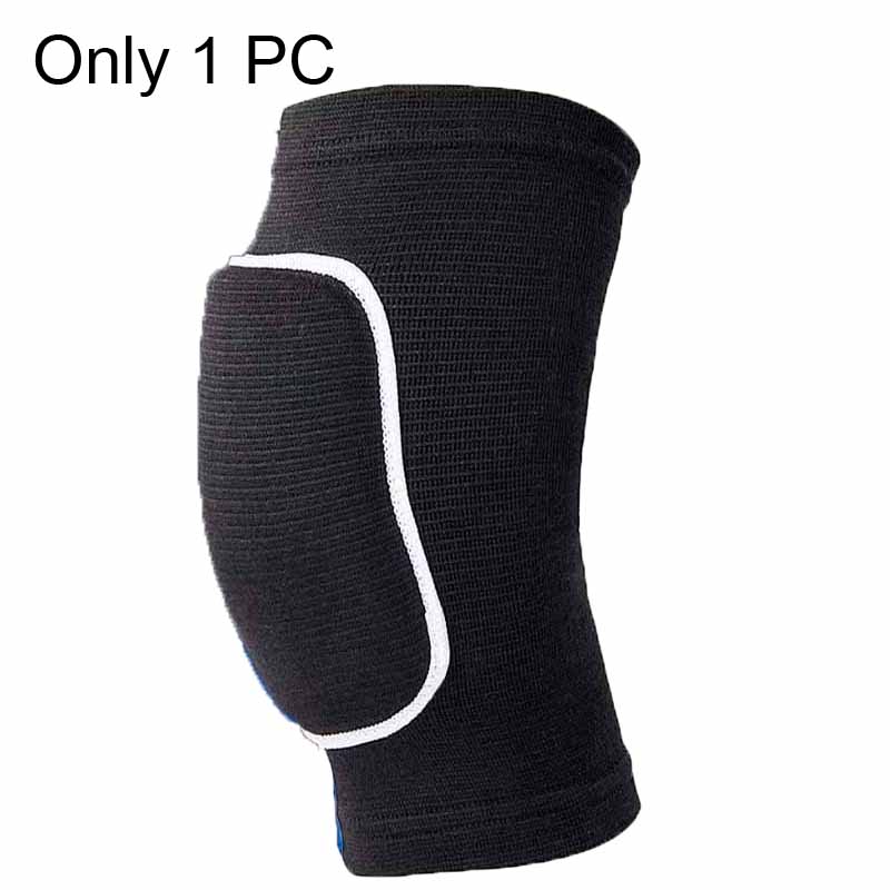 

1Pc Sports Knee Pad Breathable Elastic Knee Protector Dance Yoga Football Knee Brace Anti-Slip Compression Fitness Knee Pad L