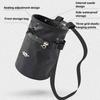 Climbing Chalk Bag Adjustable Waist Bag Strap Zipper Storage Pocket & Brush Holder Rock Climbing & Bouldering Chalk Bag