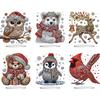 2D Flat Print Animal DIY Double-Sided Table Top Diamond Painting Ornament Kits Desktop Diamond Art Kits Bedroom Table Decoration