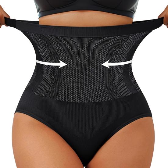 Tvarovací kalhotky pro ženy s vysokým pasem pro kontrolu bříška, bezešvé tvarovací kalhotky s efektem zvednutí boků a podporou zad, měkké prodyšné neviditelné tvarovací kalhotky