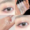 Sombra de olhos com glitter pigmentado frito de 4 cores, purê de batata, lantejoulas, luz de contas, à prova d'água, cosmético para os olhos, unicórnio