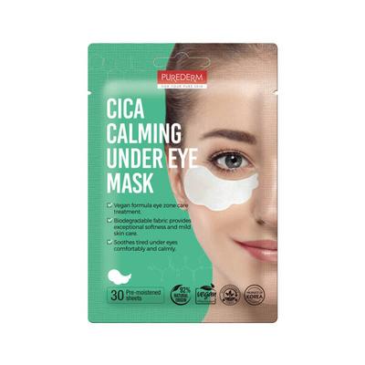 Purederm Under Eye Mask Vegan Eye Patches Cica Calming 30pcs