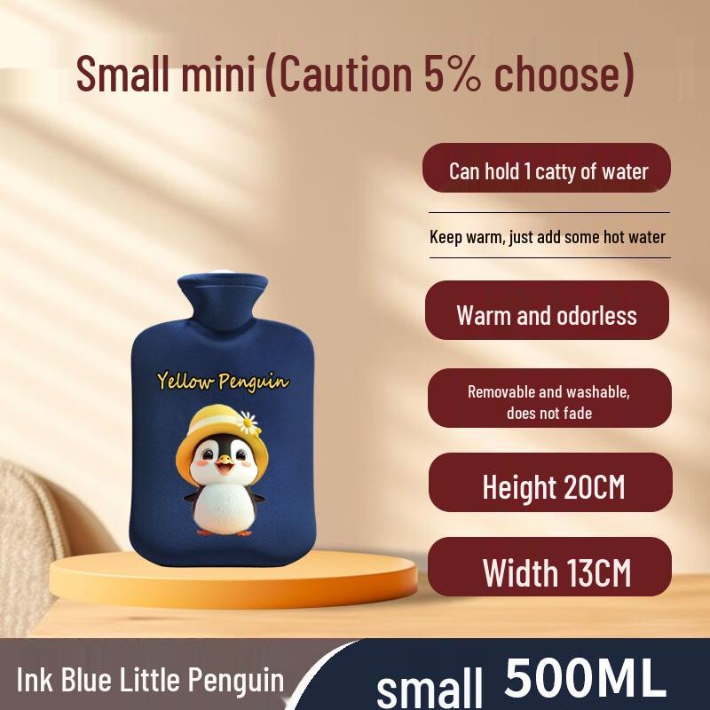 Plush Hot Water Bottle Hand Warmer