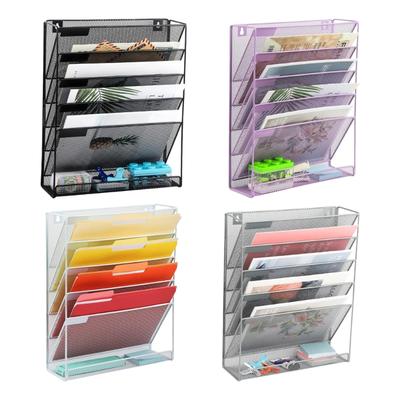 Papírové organizéry Závěsné držáky na dokumenty na zeď Stolní organizéry Stojan na ukládání časopisů Kancelářské domácí školní potřeby