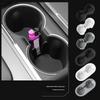 2025 New For Tesla Y Models Center Console Rear Drainage Holders Box Car Cup Beverage Storage I I9N1