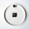 Interform Wall Clock Cormio CL-4342IV Ivory Black Gold Sweep Movement