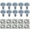 Voor A6 C4 C5 C6 A8 D2 D3 Coupe B3 TT 8N Auto Egine Undertray Onder Cover Bevestiging Clips schroef Underbody Shield Klinknagels Kit