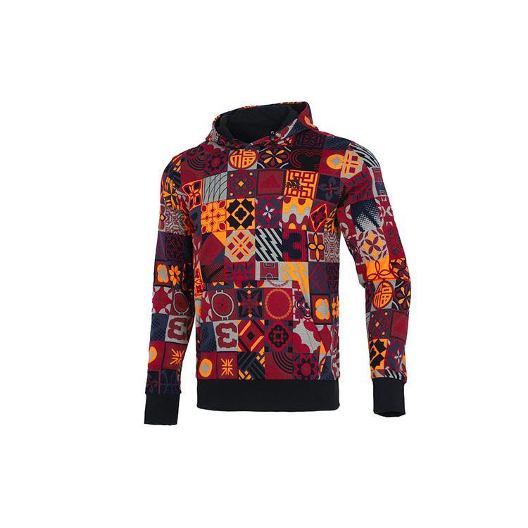 

Adidas CNY Allover Print Hoodie Shadow Red Men HI3286 XL